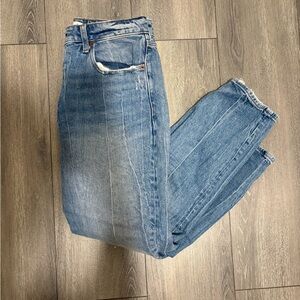 Abercrombie & Fitch “Curve Love” High Rise Mom Jeans